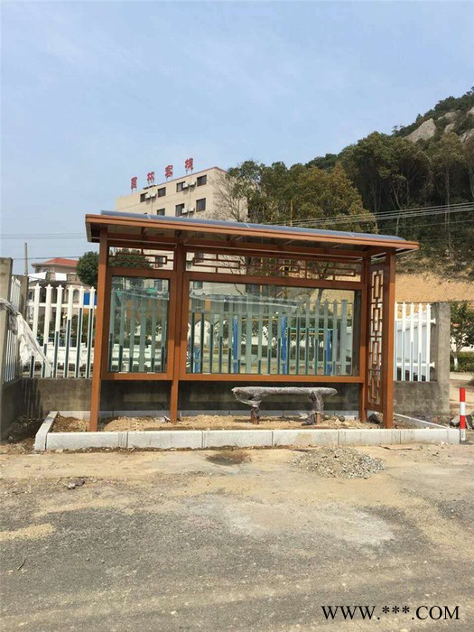 上海通天供应不锈钢公交亭-公交候车亭-报告宣传栏-广告灯箱厂家-尺寸可定做图4