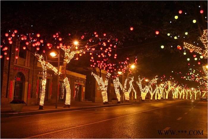 LED广告灯 LED灯亮化 LED景观亮化—夜空彩虹