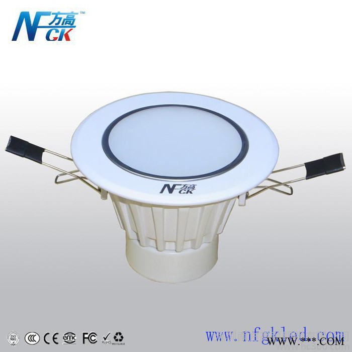 供应2.5寸3W LED筒灯 平面筒灯压铸筒灯天花灯 商业照明灯具图2