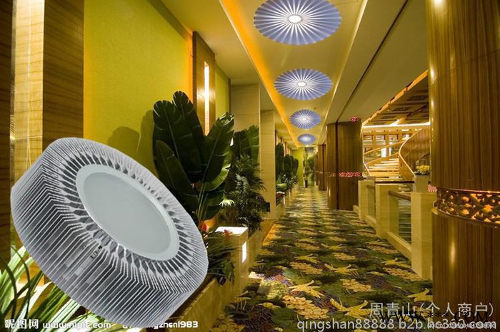 畅销太阳花系列灯led低碳环保铝材工程灯壁灯吸顶灯18568/1图2