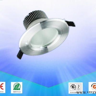 供应LED灯具3W天花筒灯 3W大功率LED筒灯 高光磨砂筒灯
