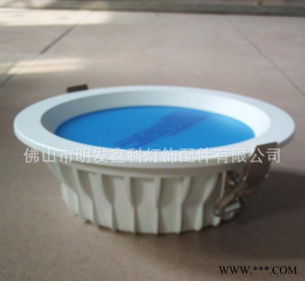 厂家直供高品质LED筒灯外壳，天花筒灯外壳套件图3
