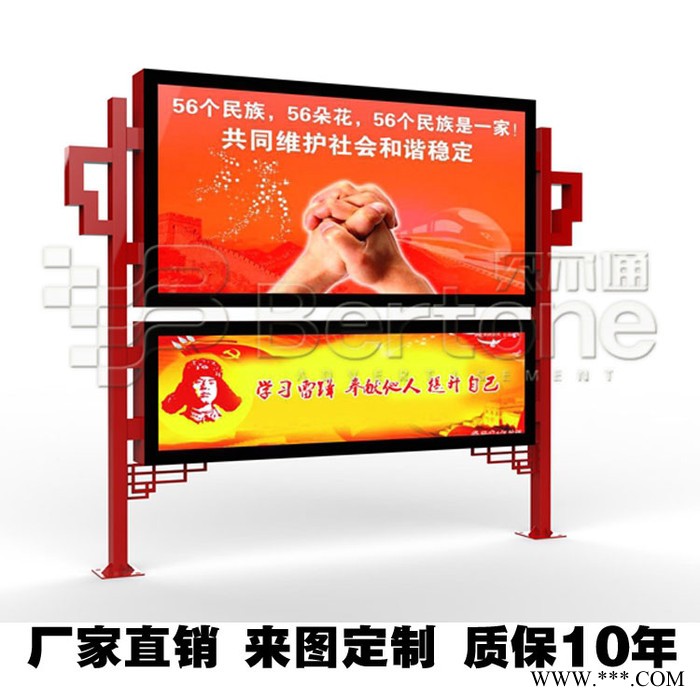 停车场牌挂壁滚动灯箱 警务户外广告灯箱滚动 社区LED电子屏滚动灯箱 警务宣传栏图7
