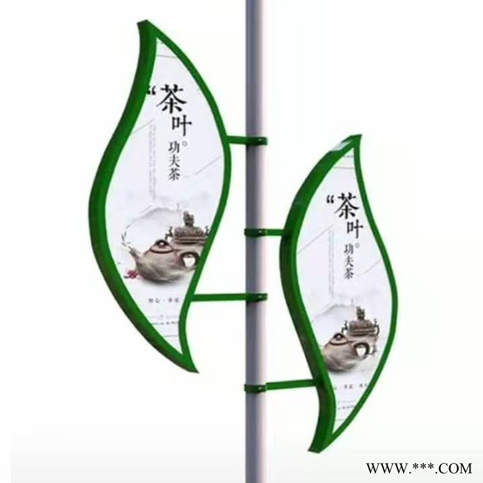 西宁把规则大小合适的广告灯箱安装在路灯杆上称为灯杆灯箱太阳能供电灯杆道旗灯箱 路灯广告牌图5