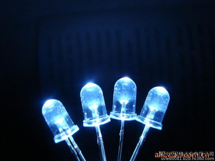 台湾AOT芯片5mm紫外UV led验钞灯/紫光灯/杀菌灯/防伪灯/380图2