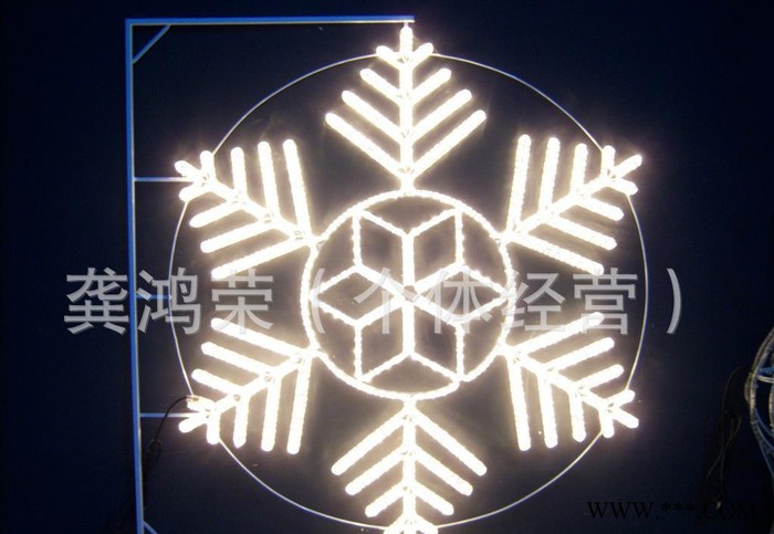 【订做】专业生产订做各种圣诞节日气氛烘托照明用LED雪花灯 LED雪花装饰效果灯 雪花效果灯 雪花广告灯 雪花图案灯图6