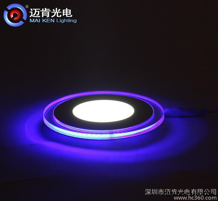 新款LED工程灯具直销售LED灯具 6W 圆形LED面板灯S图3