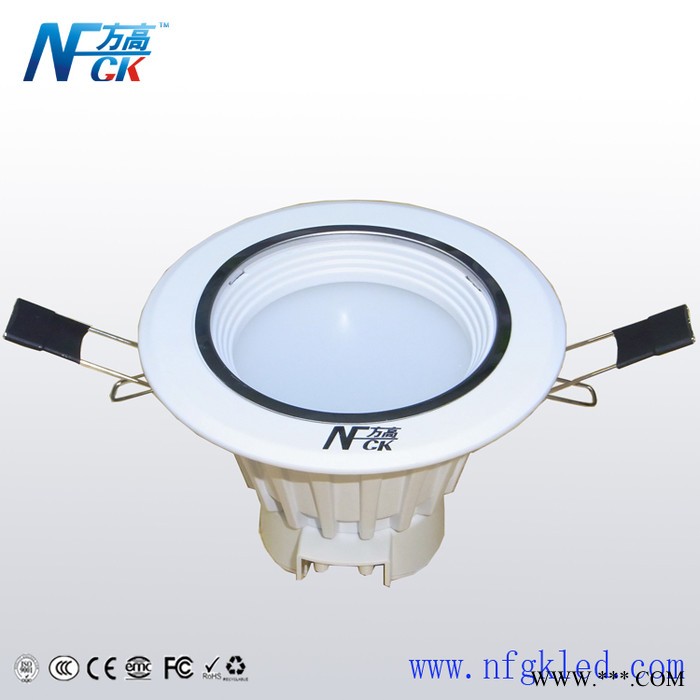 供应方高照明新款FG-DNS5P03A2LED筒灯，电源一体式天花筒灯图1
