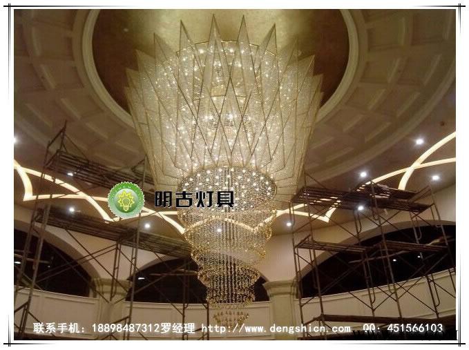 供应英伦会所水晶灯具，英式会所水晶灯，欧式会所工程灯具，灯具定制图2