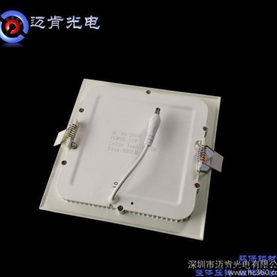 工程灯LED直销LED灯具 18W暗装方形天花 LED面板节