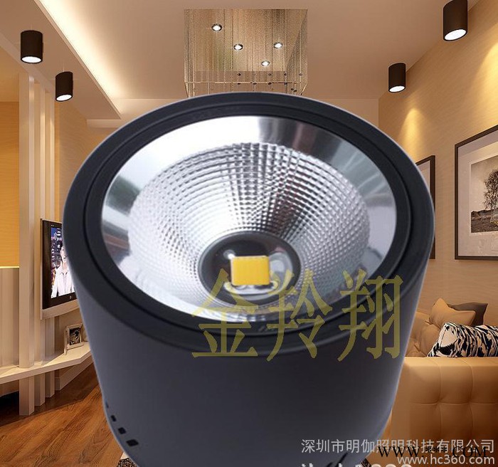 LED明装60W 70W 80W 明装筒灯 8寸加厚工程照明图3