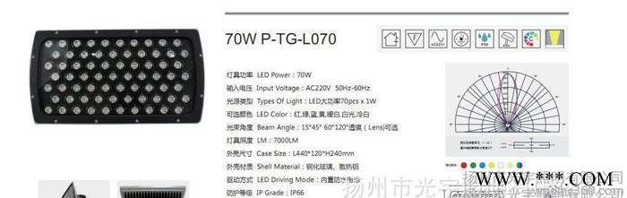 光宇款式LED投光灯 户外led投射灯 泛光灯 广告灯.图2