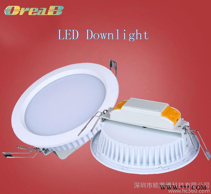 led筒灯 适用商场超市、办公室照明 压铸外壳 烤白漆 4寸图3