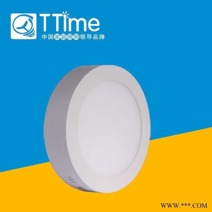 TTime筒灯LED面板灯圆形吸顶灯 方形厨卫明装圆形天花筒图3
