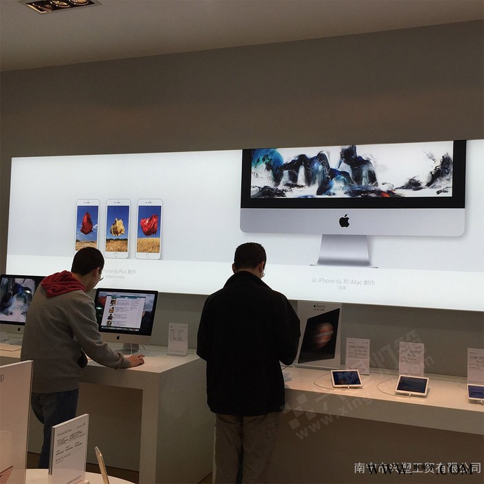 南宁手机店广告灯箱厂家 手机店LED嵌墙式卡布灯箱 广西软膜灯箱制造商图3