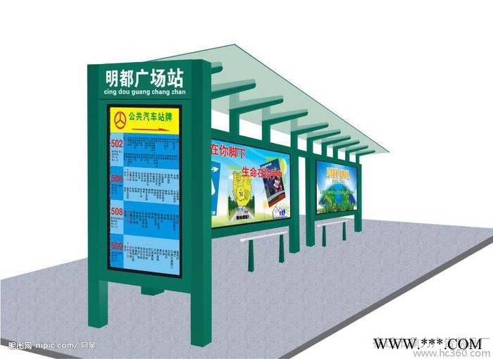 供应公交车候车亭灯箱宿迁市鼎力广告制品厂公交车广告候车亭广告灯箱图3