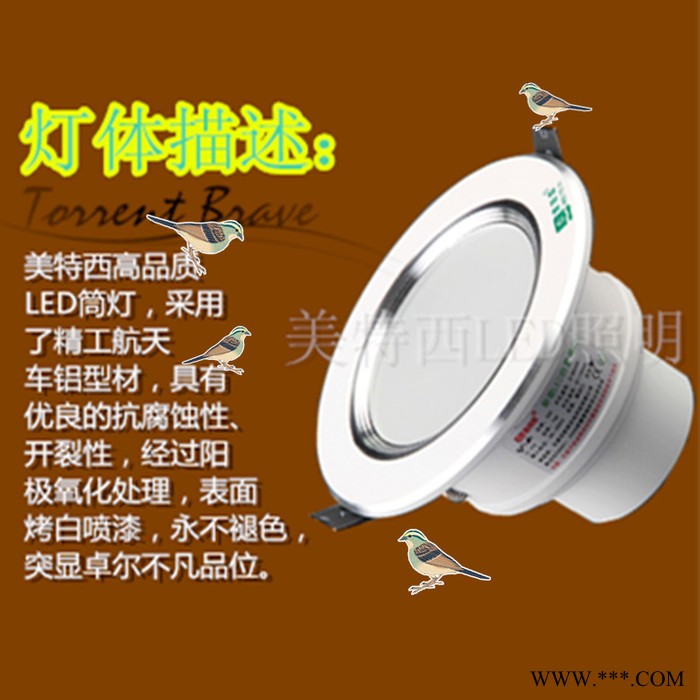 供应美特西MTX3-001LED筒灯 LED防雾筒图3