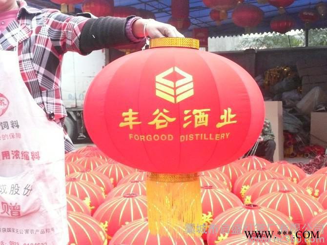 钢丝植绒广告灯笼图2