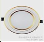 供应鹏发照明LED豪华金边筒灯3W