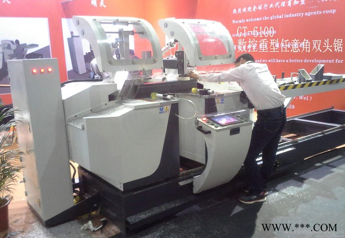 铝框数显双头锯 广告灯箱设备 GT-6100-2 促销