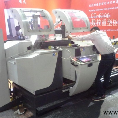 铝框数显双头锯 广告灯箱设备 GT-6100-2 促销