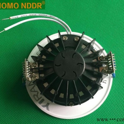 散热款内室装修工程LED筒灯 led天花灯 PC工程塑料射灯