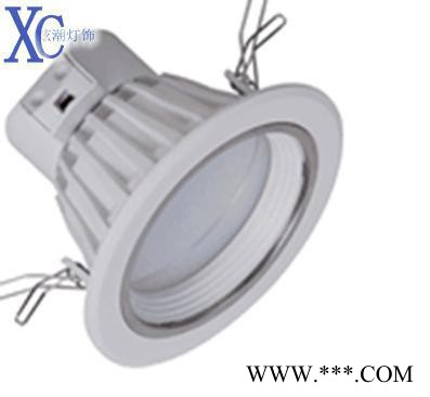 炫潮LED压铸筒灯 直销4W/6W/8W/LED灯具外壳一体图1
