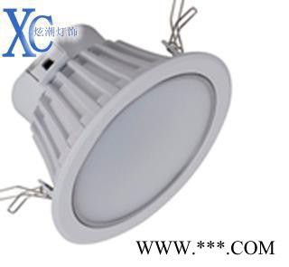 炫潮LED压铸筒灯 直销4W/6W/8W/LED灯具外壳一体图2
