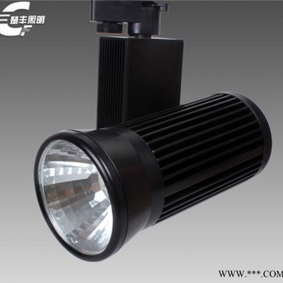 供应楚丰照明led轨道灯 20W30W 背景墙服装店导轨射灯 明装工程灯具