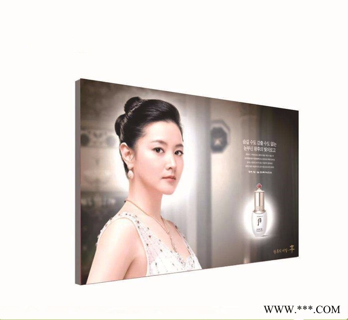 LED背光源大型拉布广告灯箱 无边框拉布灯箱