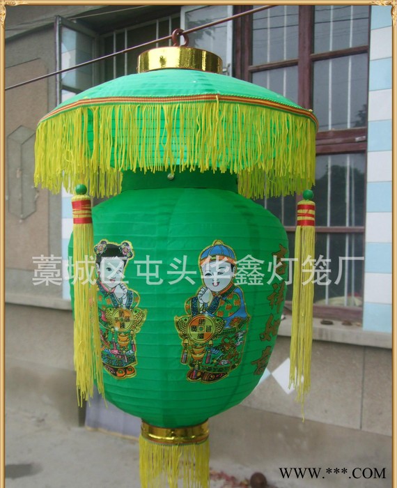 日韩式花篮灯笼 日韩式拉丝广告灯笼 纯手工布衣喜庆灯笼图3