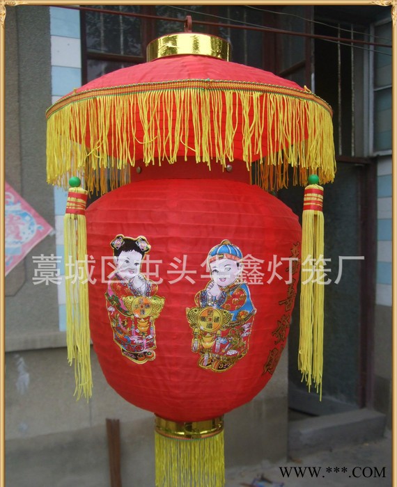 日韩式花篮灯笼 日韩式拉丝广告灯笼 纯手工布衣喜庆灯笼图2