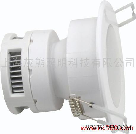 供应上海灰熊供应 4寸 3寸 2.5寸LED筒灯