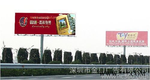 供应金口广告户外喷绘系列T型立柱广告灯箱喷绘，双面布喷绘图3