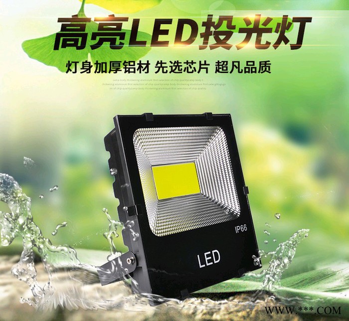 常州福韵-50瓦-300瓦投光灯LED投光灯广告灯高杆灯广场灯工厂灯户外亮化照明图2