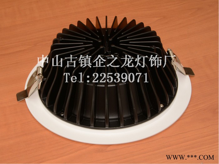 **价 led压铸筒灯配件 led白色筒灯外壳 6寸筒灯套件图2