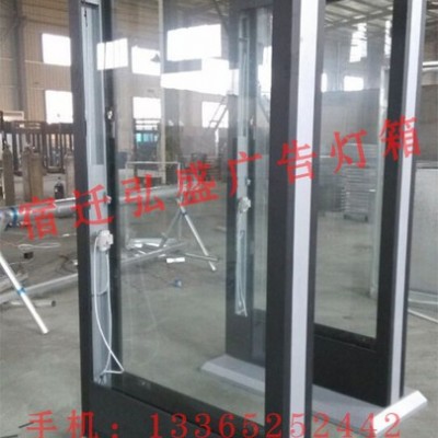 HS弘盛定做户外立式滚动灯箱换画落地式广告灯箱弘盛广告制品**