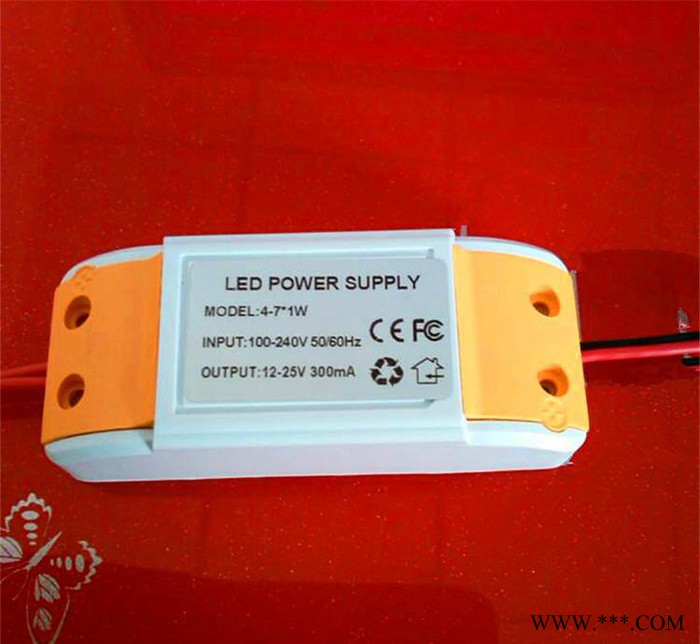 LED驱动电源5-7W 球泡灯 天花灯 筒灯电源4-7W图1