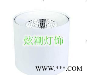 直销LED明装筒灯4寸/6寸20-30W免开孔圆形COB明装图3