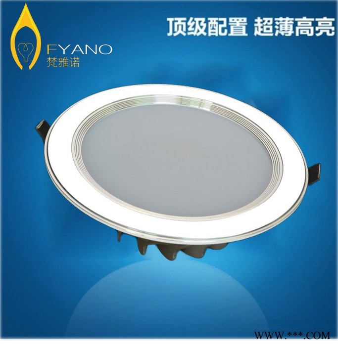 超薄led筒灯可调光全套防雾天花灯圆形射灯格栅顶灯天花灯图4