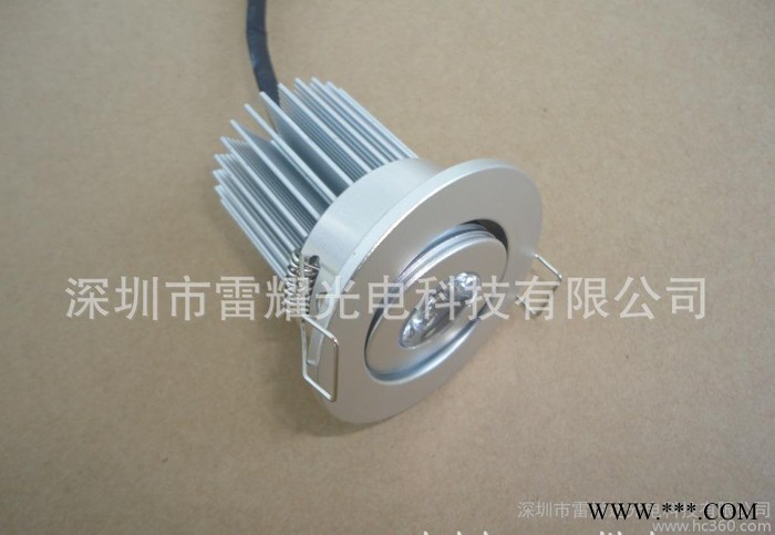 高品质大功率LED筒灯天花灯，LED珠宝灯，ＬＥＤ橱柜灯－嵌图1