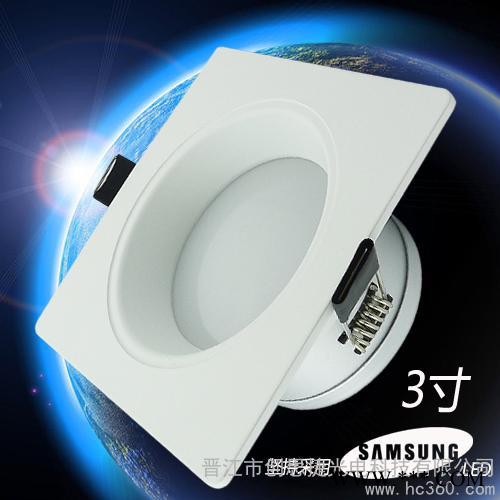 供应乔日照明CSJ-DL0503S方形筒灯天花灯