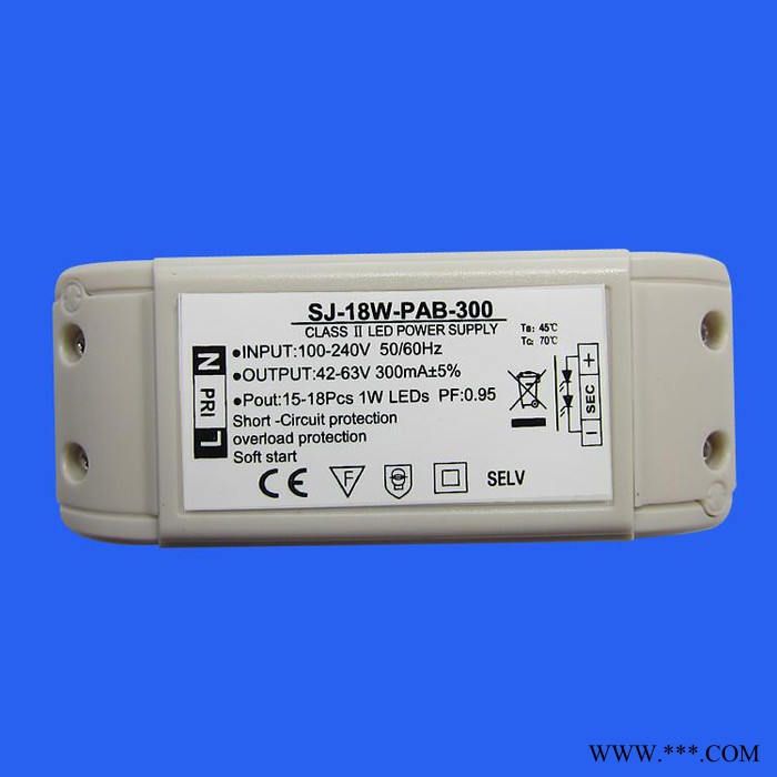 30W COB筒灯LED电源/LED面板灯LED电源/LED电源 恒流驱动电源 轨道灯LED电源图7