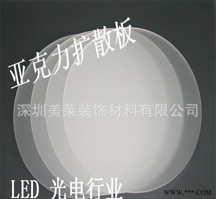 1.5mm厚度亚克力筒灯pmma扩散板，led行业专用图1
