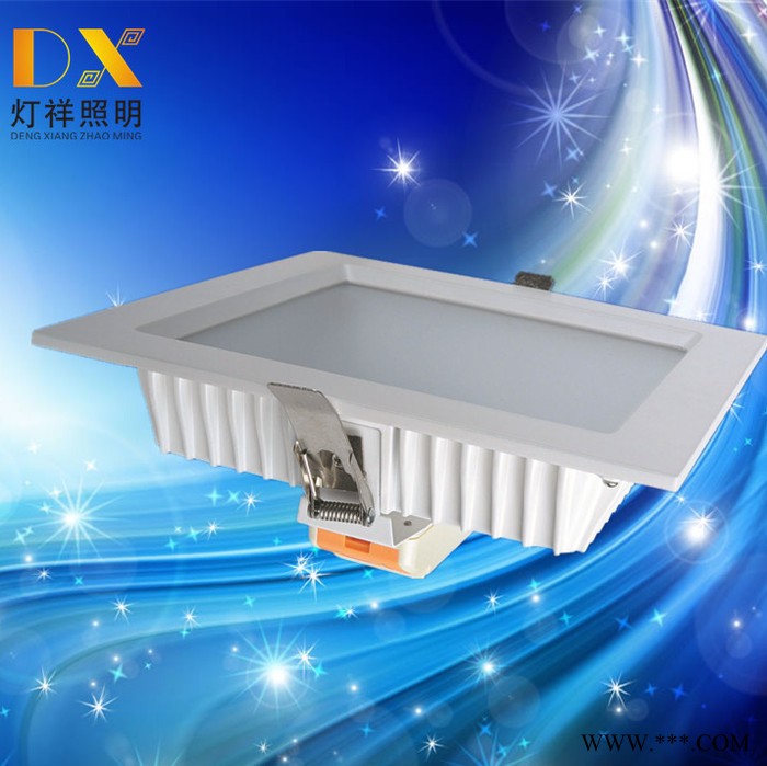 客厅室内专用LED筒灯方形外壳4寸12W-15Wled筒灯方形外壳图1