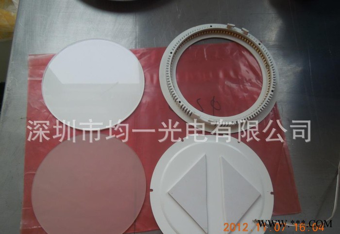 厂家 LED平板筒灯导光板 直径258*4MM 导光板+扩散板图1