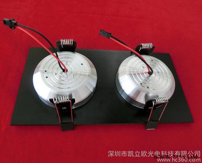led双头灯7W 斗胆灯 双头筒灯图2