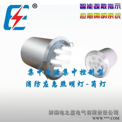 济南电之星 集中电源集中控制型消防应急照明灯 筒灯 智能应急照明系统
