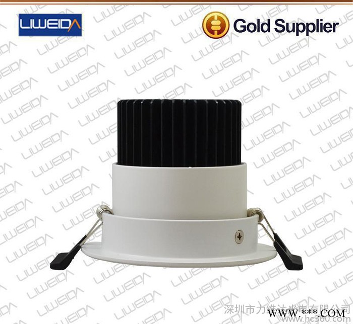 工厂 开孔75mm 7W COB筒灯 商场照明天花灯 欧式室
