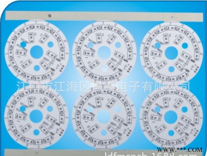 50MM5W双色温铝基板5630.3730贴片线路板筒灯,球泡射灯铝基板,图2